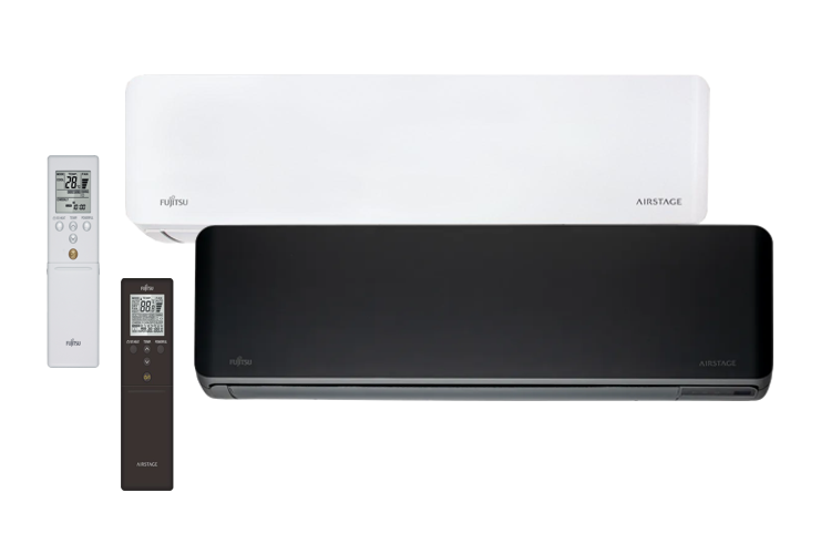 Õhksoojuspump Fujitsu ASYG09KMCEN indoor whitw black