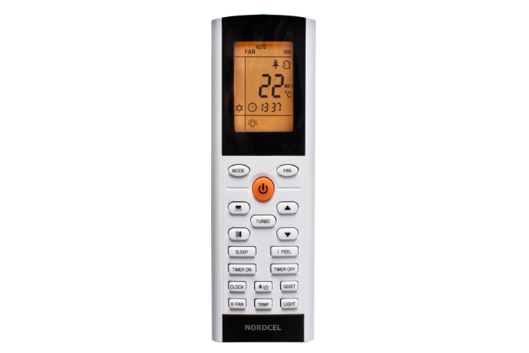 Õhksoojuspump Nordcel Fairy Nordic NF21-25_35_50_71_DCL_remote
