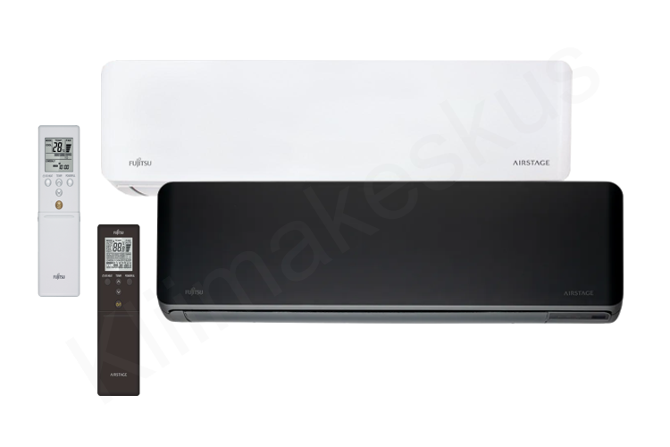 Õhksoojuspump Fujitsu ASYG09-12-14KMCEN indoor white black