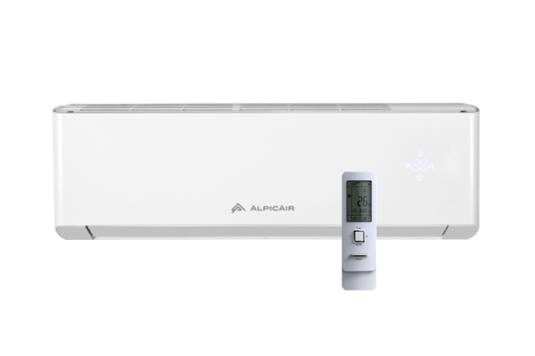 Õhksoojuspump AlpicAir HYPER Nordic AWI_AWO-20_40_60_80HRDC1A_indoor_remote