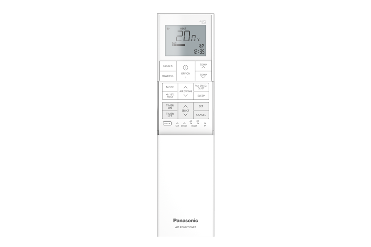 Õhksoojuspump Panasonic Etherea NZ25_35-YKE_remote_open